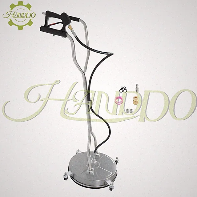 6000PSI Dual Handle Quick Connect 18" w/ 4 Wheels Pressure Washer Surface Cleane