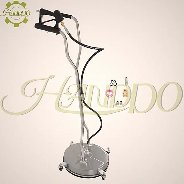 6000PSI Dual Handle Quick Connect 18" w/ 4 Wheels Pressure Washer Surface Cleane