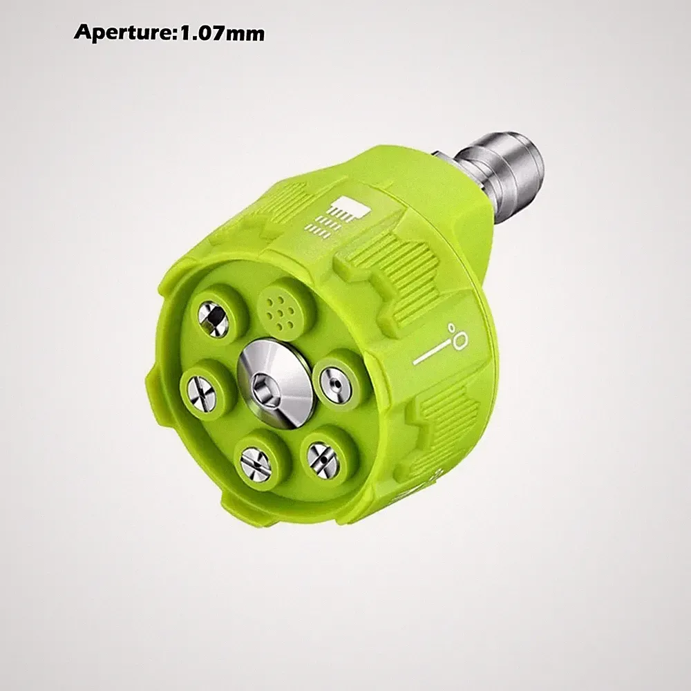 6In1 Pressure Washer Nozzle 1/4Inch Quick Connect Washer Nozzle Multifunctional