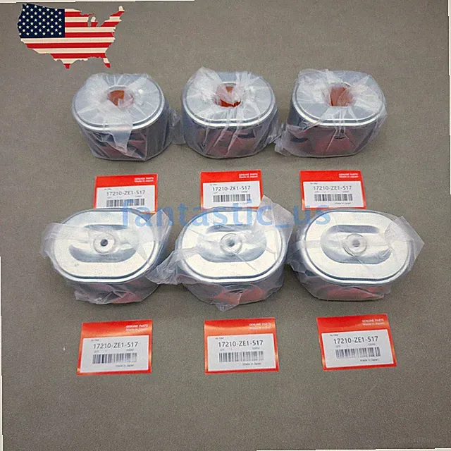 6Pcs Air Filter Cleaner Element 5.5HP & 6.5HP For Honda GX160 GX200 168F 170F US
