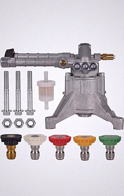 7/8" Shaft Vertical Pressure Washer Pump 2600-3000 PSI @2.5 GPM OEM & Power Wash
