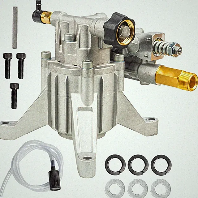 7/8 Shaft Vertical Pressure Washer Pump 3400PSI 2.5GPM RustResistant for Power
