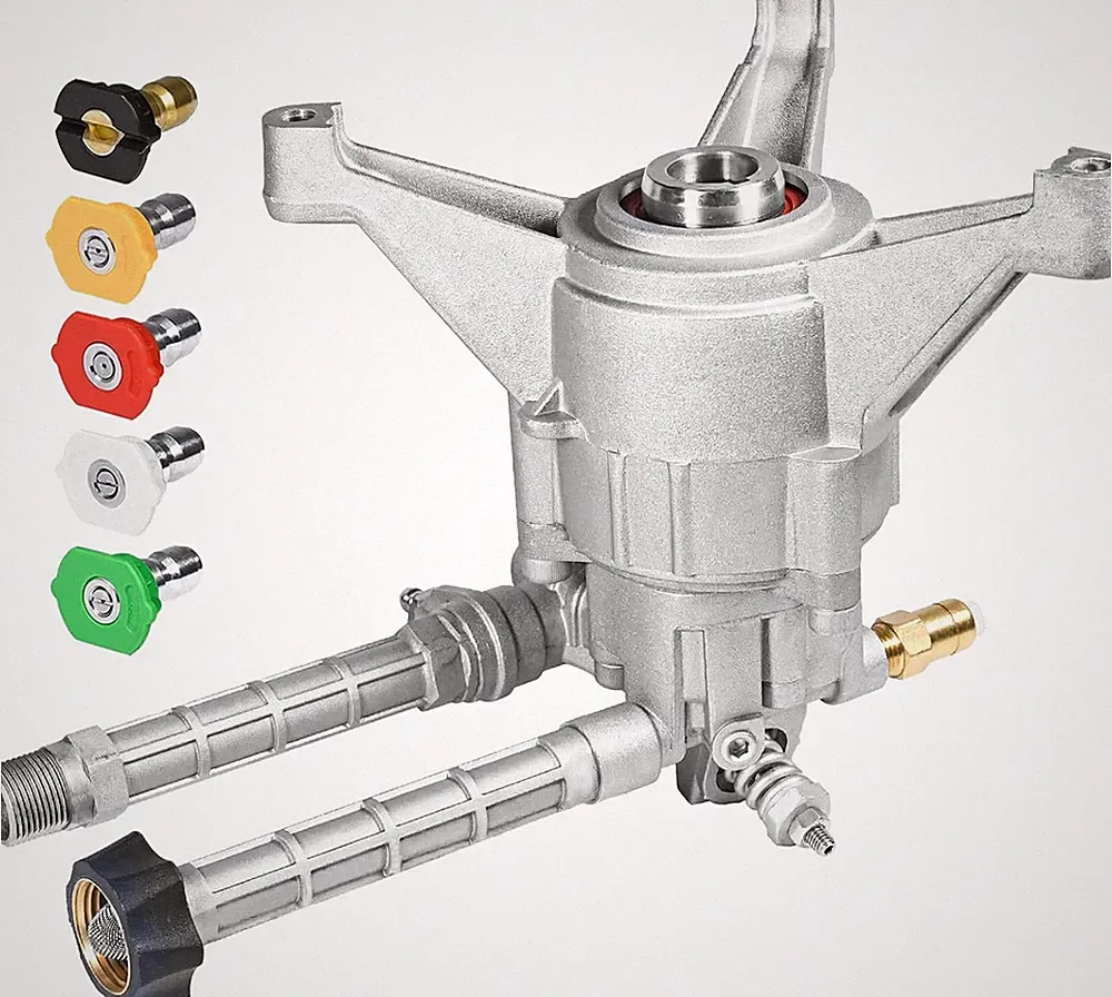 7/8" Shaft Vertical Pressure Washer Pump, Front Inlet/Outlet