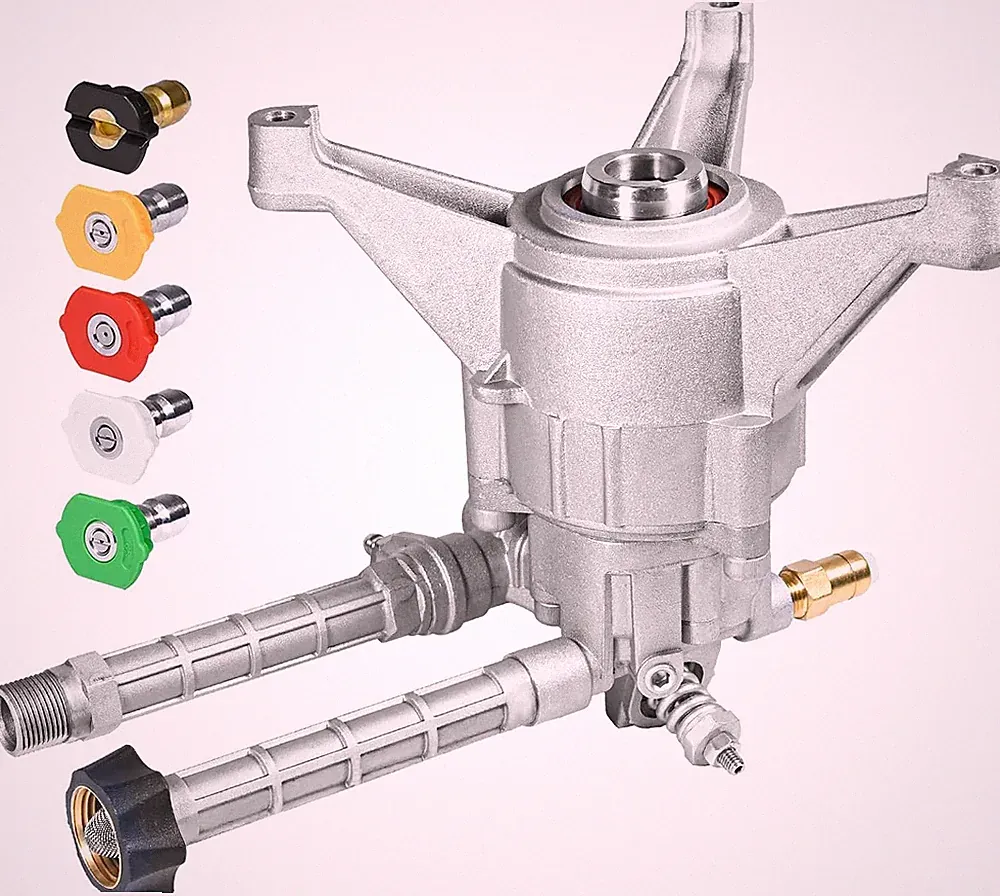 7/8" Shaft Vertical Pressure Washer Pump, Front Inlet/Outlet