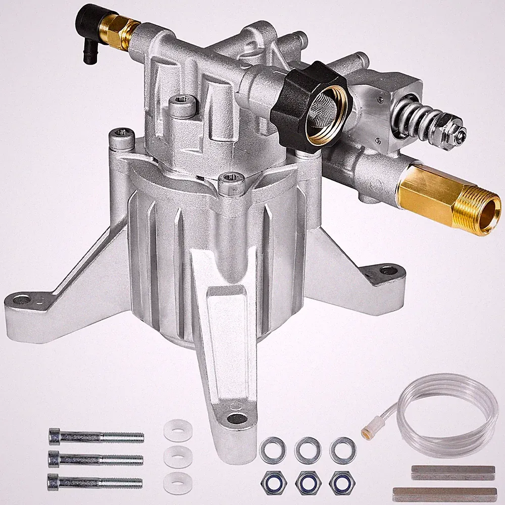 7/8" Shaft Vertical Pressure Washer Pump Rear Inlet/outlet 3000 Psi 2.5 Gpm Repl