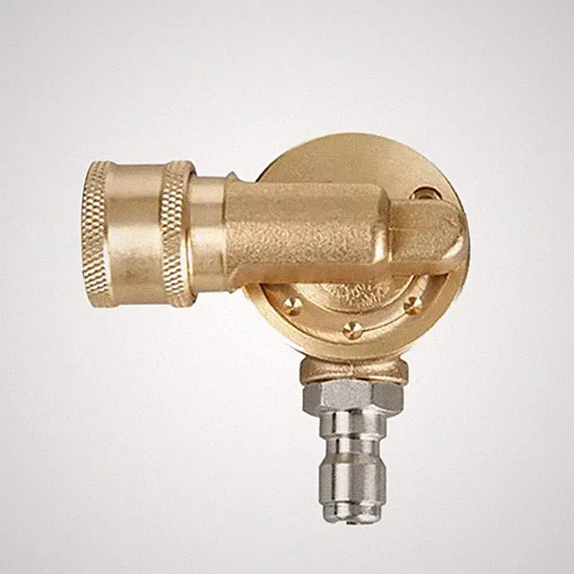 7 Angle Pivoting Coupler 1/4 Quick Connect 4500 PSI For Pressure Washer Wand