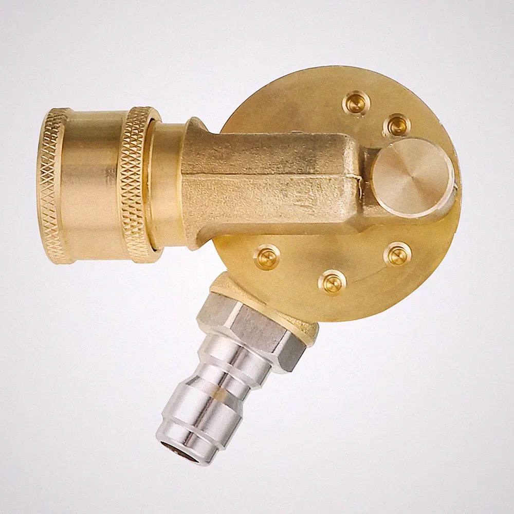 7 Angles Pressure Washer Pivoting Coupler Attachment 1/4 Inch Quick Connect