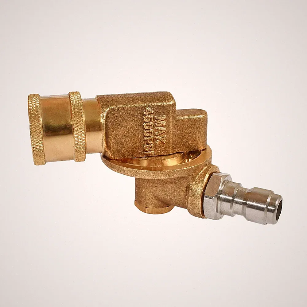7 Angles Pressure Washer Pivoting Coupler Attachment 1/4” Quick Connect 240 D...