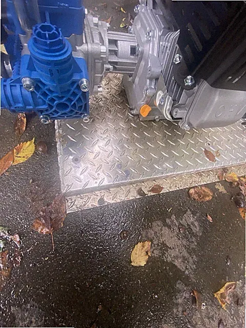 7 GPM Gas Soft Wash System Roof Cleaning House Wash diaphragm pump