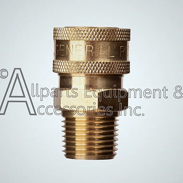 7102246 Simpson OEM Brass 3/8" Female Quick Connect and Male 1/2" NPT Coupler