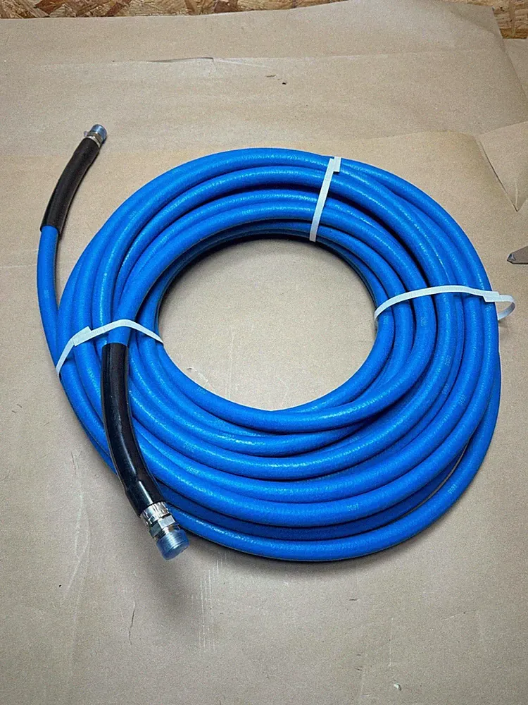 75'x 1/2" MPT Lafferty Continental ConiTech Neptune 3000PSI Pressure Washer Hose