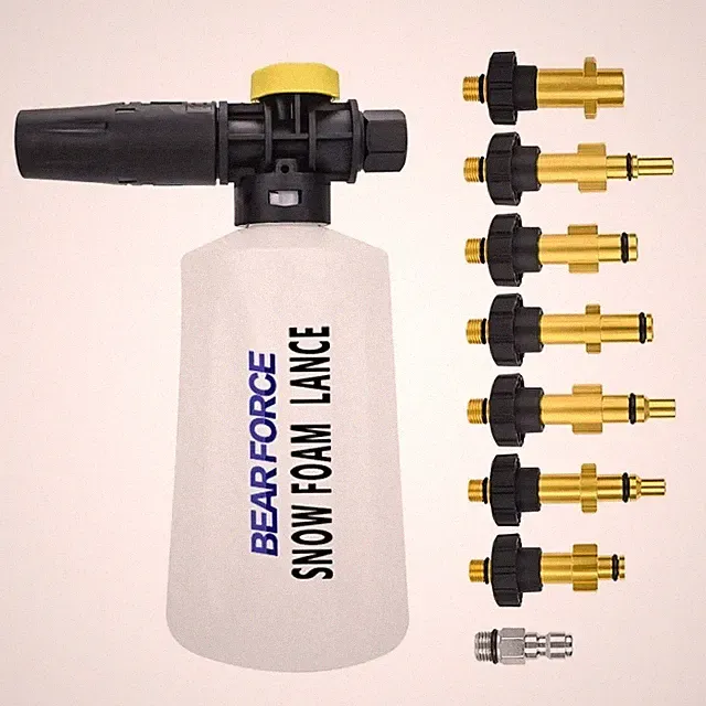 750ML Pressure Washer Snow Foam Generator Lance Adjustable Spray Nozzle Bottle