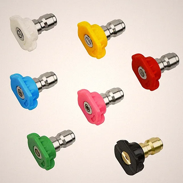 7Pack Pressure Washer Nozzle Tips Car Wash High Pressure Hose Turbo Nozzle Spray