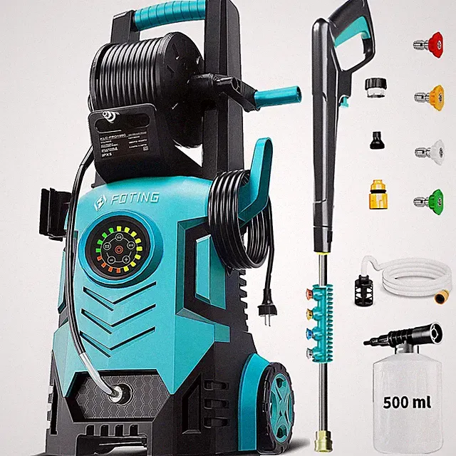 8 - FOTING PRESSURE WASHER 5000PSI ADJ
