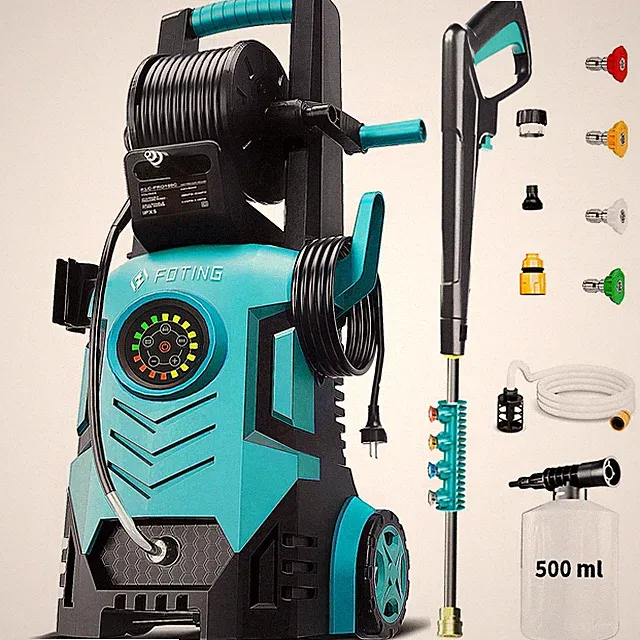 8 - FOTING PRESSURE WASHER 5000PSI ADJ