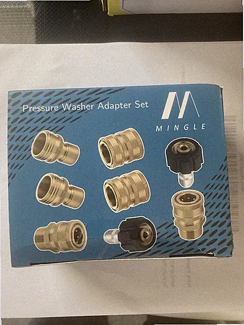 8-Pack Ultimate Pressure Washer Adapter Set Quick Disconnect Kit M22 Swivel