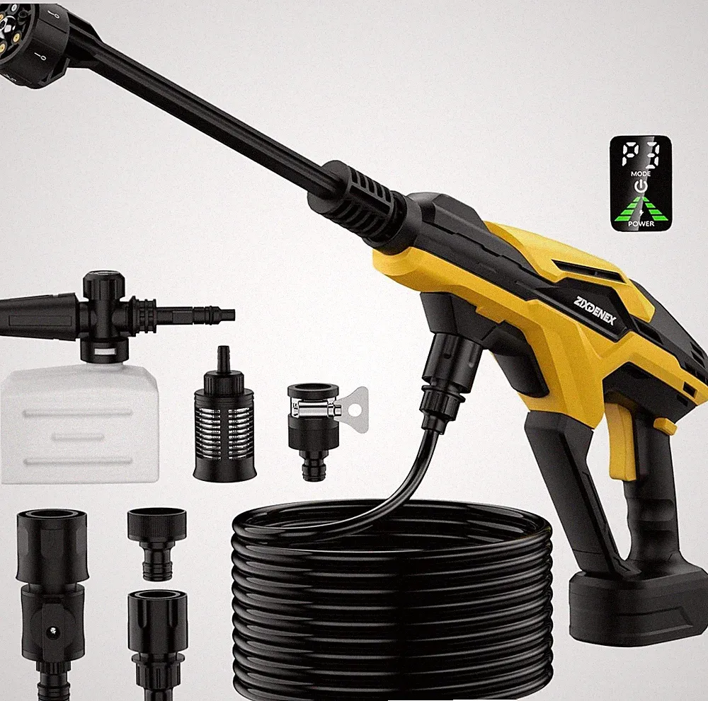 800 PSI Cordless Portable Pressure Washer for DeWalt 20V Battery w/ 6 in 1 Nozzl