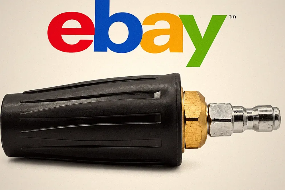 80144 Universal Turbo Pressure Washer Nozzle – 4500 PSI, 1/4" Quick Connect