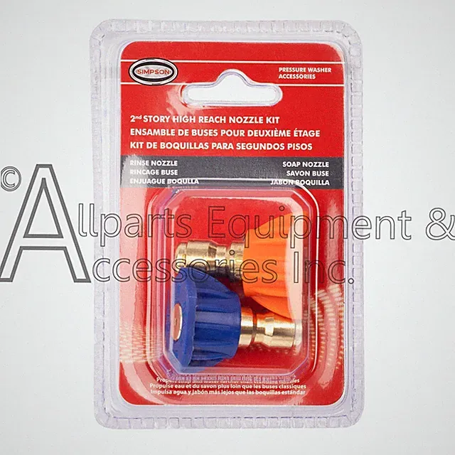 80177 Simpson OEM High Reach 5000 PSI Nozzles Kit 1/4" Male Quick Connection