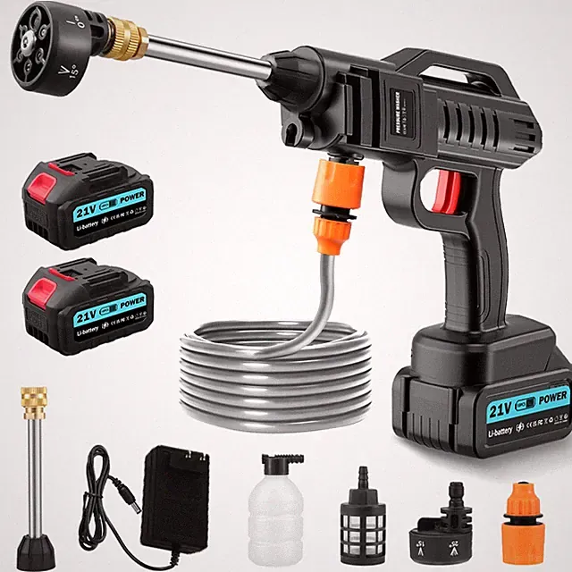 80Bar Cordless Electric High Pressure Water Spray Gun Car Washer Cleaner Tool