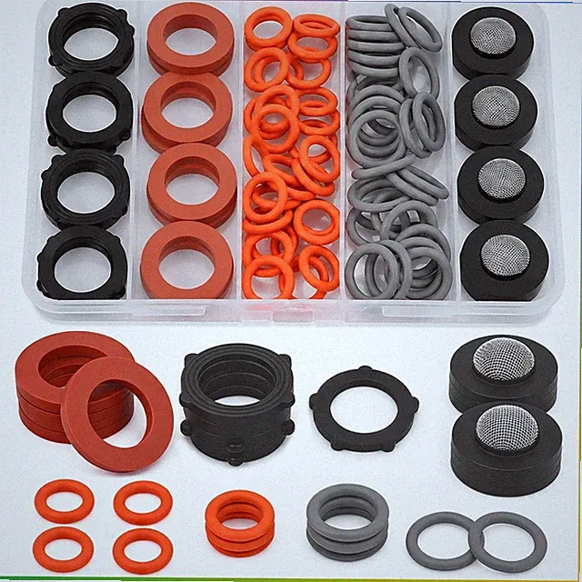 84 Pc Pressure Washer O Rings Hose Screen Filter Washers Rubber Seal Kit