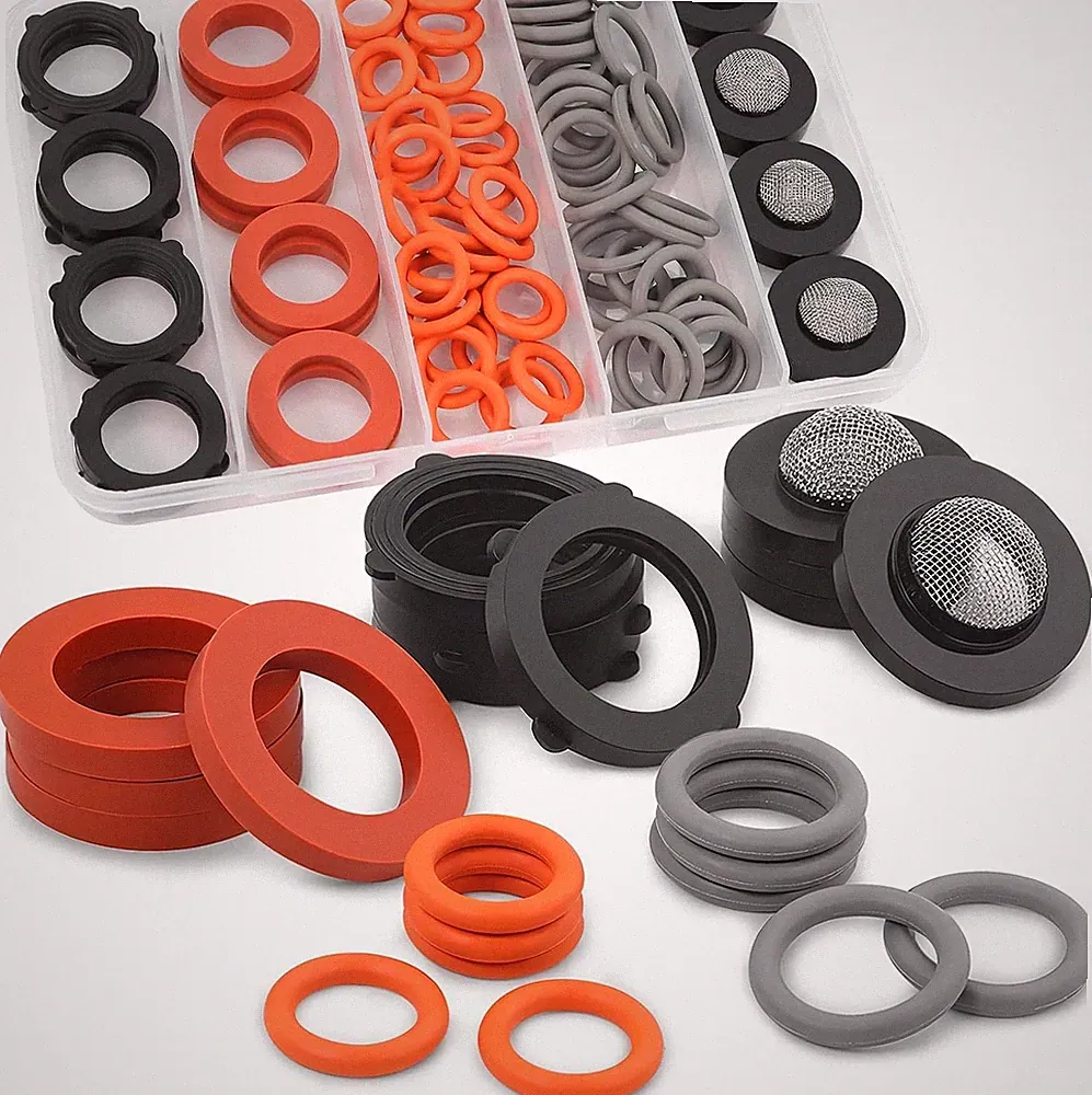 84 Pcs Pressure Washer O Rings Hose Washers Kit 5 Sizes Leak Proof Seal Replacem