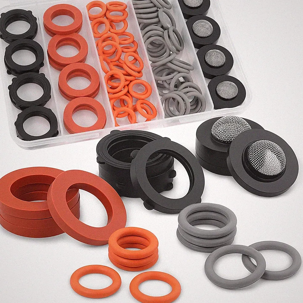 84 PCS Pressure Washer O Rings Rubber Screen Filter Kit 1/4 3/8 Inch M22