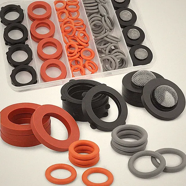 84 Pieces Power Pressure Washer O Rings, Garden Hose Washers Rubber & Screen...