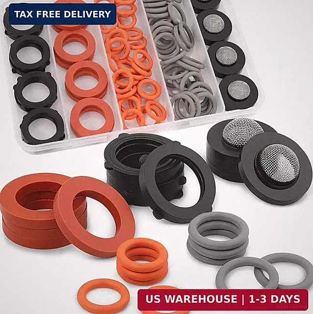 84 Pieces Power Pressure Washer O Rings, Garden Hose Washers Rubber & Screen Fil