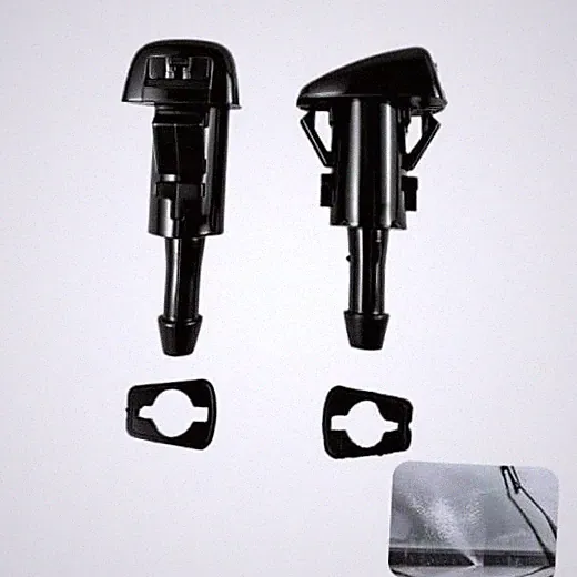 86636FG051 Front Windshield Washer Nozzles 2pcs, Wiper Spray Nozzles