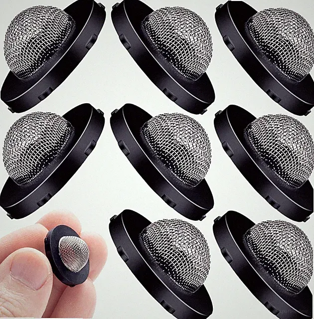 8PCS Hose Water Filter Washers, Stainless Steel Inlet Hose Washer with Screen, G