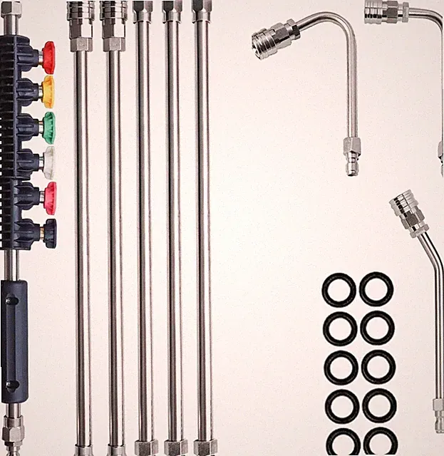 9 Pack Pressure Washer Extension Wand Upgrade Power Washer Lance with 6 Nozzle T