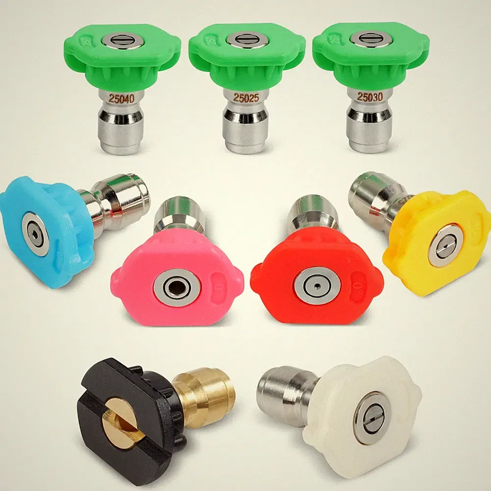9-Pack Pressure Washer Tips, 4000 PSI-5000 PSI Multiple Degrees Pressure Washer