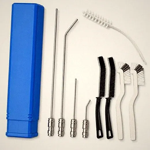 9 Piece Pressure Washer Nozzle Kit, Stainless Steel Needle Nozzles | 1/4-Inch