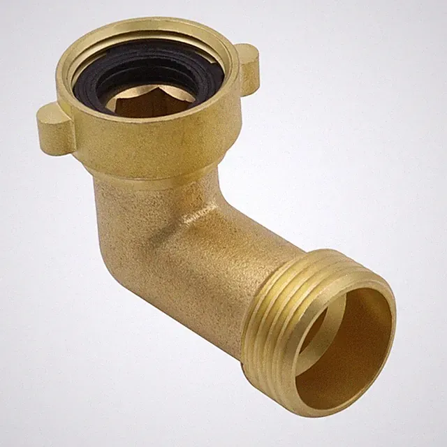 90 Degree Garden Hose Elbow Hose Brass Garden Hose Thread Pipe Connector Adapter