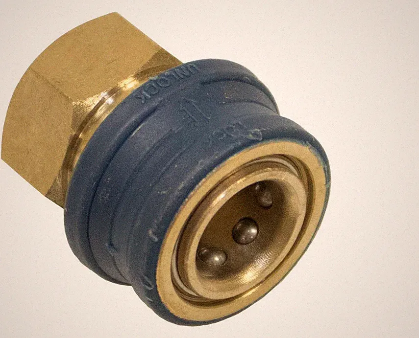 95458 Pressure Washer Quick Connect Coupler 3/8" w/Grip for Hot or Cold Water