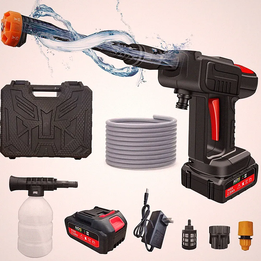 970PSI Portable Pressure Washer, Handheld Washer with 6-In-1