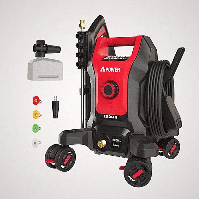 A-iPower Electric Pressure Washer 2800 Max PSI 1.7 Max GPM Follow Me