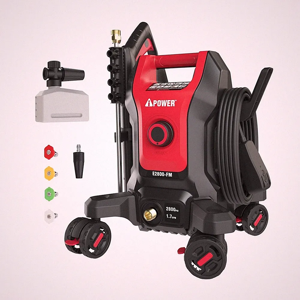 A-iPower Follow Me Electric Pressure Washer 2800 Max PSI 1.7 GPM Anti-Tipping...
