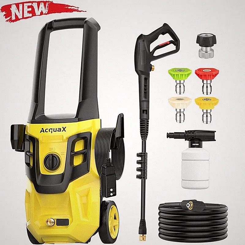 AcquaX Electric Pressure Washer 3800PSI 2GPM Power Washer Cold Water Yellow New