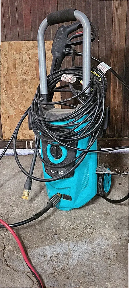 AcquaX X-402220 Electric Pressure Washer, 2300 PSI, 1.8 GPM 4 nozzles, portable