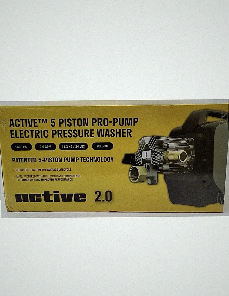 Active 2.0 Pressure Washer / Full OE Kit / 1800 PSI 2.0 GPM