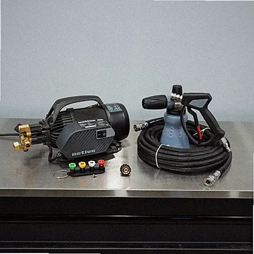 Active 2.3 Pressure Washer | Level 2 Detailing Kit | MTM Hose Gun Foam Cannon