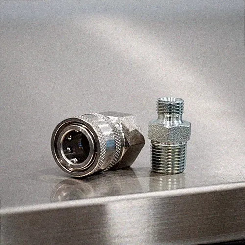 Adapter & Quick Connect Coupler Kit For Comet Static | Stainless Steel