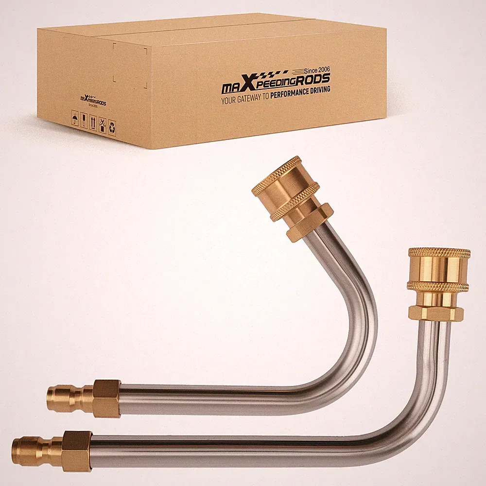 Adjustable Angle Pressure Washer Wand 90 120 Degree 4000PSI Quick Connect Steel