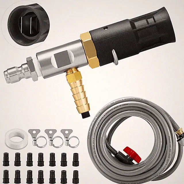 Adjustable Long-Range Chemical Injector for Pressure Washer 4-4.5 GPM
