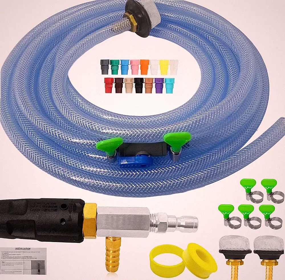 Adjustable Long Range Downstream Injection Nozzle Kit 4-4.5 GPM, Pressure Washer