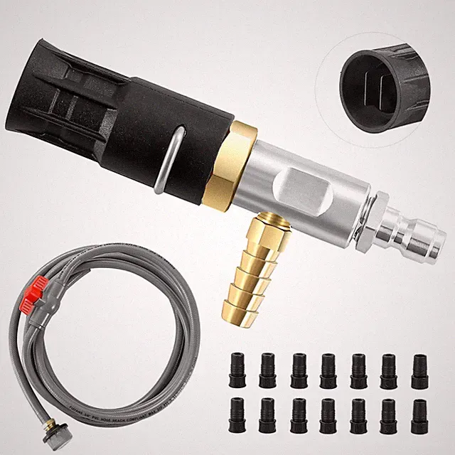 Adjustable Long Range Nozzle for Pressure Washer 4-4.5 GPM, Downstream Inject...