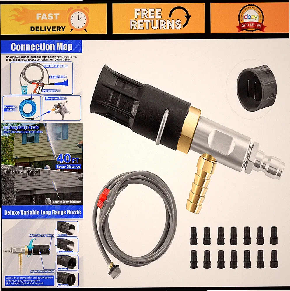pink pressure washer chemical nozzle
