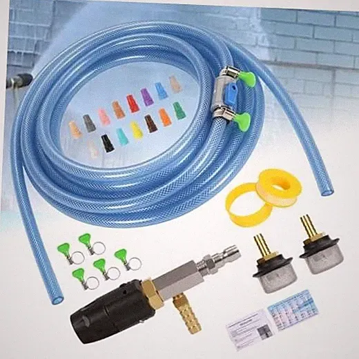 Adjustable Long Range Soft Wash Injection Nozzle Kit for Pressure Washer